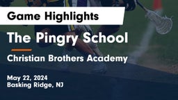 The Pingry School vs Christian Brothers Academy Game Highlights - May 22, 2024