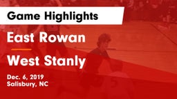 East Rowan  vs West Stanly  Game Highlights - Dec. 6, 2019