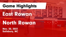 East Rowan  vs North Rowan  Game Highlights - Nov. 30, 2022