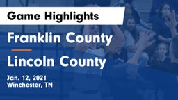 Franklin County  vs Lincoln County  Game Highlights - Jan. 12, 2021