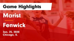 Marist  vs Fenwick  Game Highlights - Jan. 25, 2020