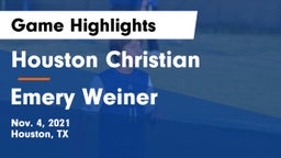 Houston Christian  vs Emery Weiner Game Highlights - Nov. 4, 2021