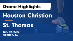 Houston Christian  vs St. Thomas  Game Highlights - Jan. 12, 2022