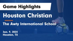 Houston Christian  vs The Awty International School Game Highlights - Jan. 9, 2024
