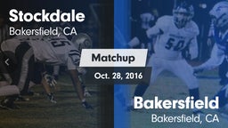 Matchup: Stockdale High vs. Bakersfield  2016