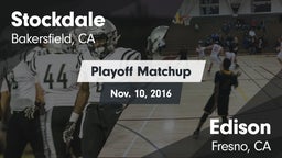 Matchup: Stockdale High vs. Edison  2016