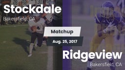 Matchup: Stockdale High vs. Ridgeview  2017