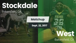 Matchup: Stockdale High vs. West  2017