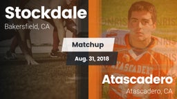 Matchup: Stockdale High vs. Atascadero  2018