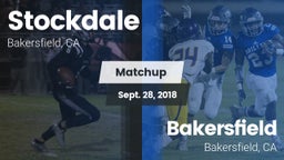 Matchup: Stockdale High vs. Bakersfield  2018