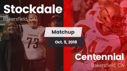 Matchup: Stockdale High vs. Centennial  2018