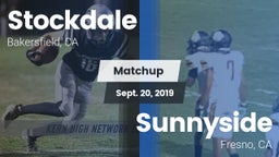 Matchup: Stockdale High vs. Sunnyside  2019