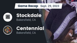 Recap: Stockdale  vs. Centennial  2023
