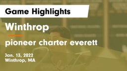 Winthrop   vs pioneer charter everett Game Highlights - Jan. 13, 2022