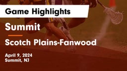 Summit  vs Scotch Plains-Fanwood  Game Highlights - April 9, 2024