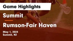 Summit  vs Rumson-Fair Haven  Game Highlights - May 1, 2024