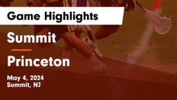 Summit  vs Princeton  Game Highlights - May 4, 2024