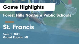 Forest Hills Northern Public Schools vs St. Francis  Game Highlights - June 1, 2021