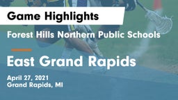 Forest Hills Northern Public Schools vs East Grand Rapids  Game Highlights - April 27, 2021