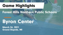 Forest Hills Northern Public Schools vs Byron Center  Game Highlights - March 26, 2021