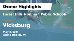 Forest Hills Northern Public Schools vs Vicksburg  Game Highlights - May 8, 2021