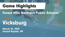 Forest Hills Northern Public Schools vs Vicksburg  Game Highlights - March 23, 2022