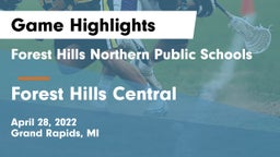 Forest Hills Northern Public Schools vs Forest Hills Central  Game Highlights - April 28, 2022