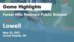 Forest Hills Northern Public Schools vs Lowell  Game Highlights - May 25, 2022