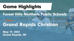 Forest Hills Northern Public Schools vs Grand Rapids Christian  Game Highlights - May 19, 2022