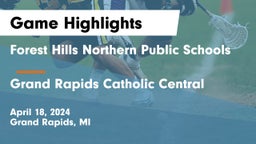 Forest Hills Northern Public Schools vs Grand Rapids Catholic Central  Game Highlights - April 18, 2024