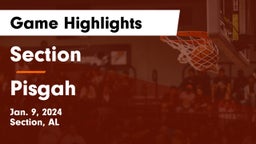 Section  vs Pisgah  Game Highlights - Jan. 9, 2024