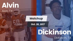 Matchup: Alvin  vs. Dickinson  2017