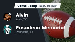 Recap: Alvin  vs. Pasadena Memorial  2021