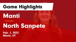 Manti  vs North Sanpete  Game Highlights - Feb. 1, 2022