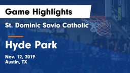 St. Dominic Savio Catholic  vs Hyde Park Game Highlights - Nov. 12, 2019