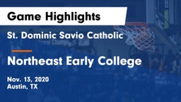 St. Dominic Savio Catholic  vs Northeast Early College  Game Highlights - Nov. 13, 2020