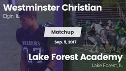 Matchup: Westminster vs. Lake Forest Academy  2017