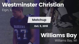 Matchup: Westminster vs. Williams Bay  2018
