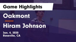 Oakmont  vs Hiram Johnson  Game Highlights - Jan. 4, 2020