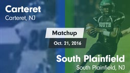 Matchup: Carteret  vs. South Plainfield  2016