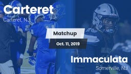 Matchup: Carteret  vs. Immaculata  2019