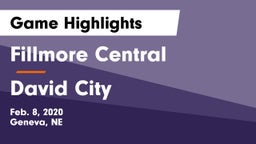 Fillmore Central  vs David City  Game Highlights - Feb. 8, 2020