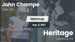 Matchup: John Champe vs. Heritage  2017