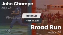 Matchup: John Champe vs. Broad Run  2017