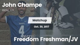 Matchup: John Champe vs. Freedom Freshman/JV 2017