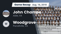 Recap: John Champe   vs. Woodgrove  2018