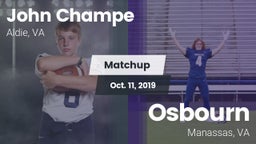 Matchup: John Champe vs. Osbourn  2019