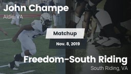 Matchup: John Champe vs. Freedom-South Riding  2019