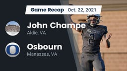 Recap: John Champe   vs. Osbourn  2021