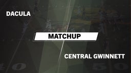 Matchup: Dacula  vs. Central Gwinnett  2016